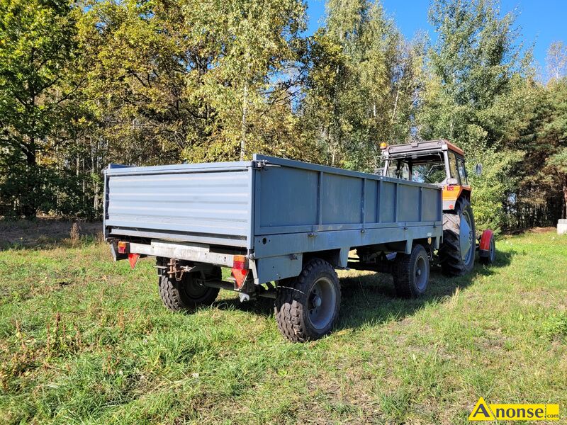 rozrzutnik , przyczepa, CZARNA BIAOSTOCKA, 2-osiowy, polski, kompletny, tylna burta,opis dodatkowy - image 0 - anonse.com