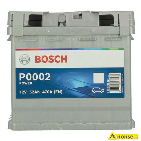 AKUMULATOR  52AH 470A BOSCH,opis dodatkowy: Podana oferta dost�pna jest
SPECPART AKUMULATORY LESZNO - image 0 - anonse.com