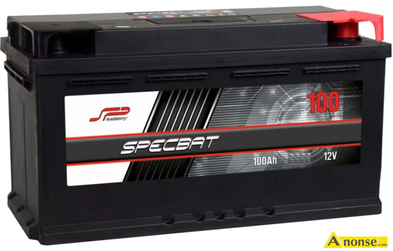 AKUMULATOR  AKUMULATOR 100AH 760A EN SPECBAT,opis dodatkowy: SPECPART AKUMULATORY BYDGOSZCZ GLINKI
 - image 0 - anonse.com
