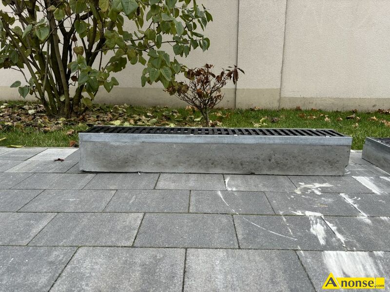 ODWODNIENIA  LINIOWE,opis dodatkowy: Sprzedam korytka odwodnieniowe betonowe z listw� ocynkowan� og - image 1 - anonse.com