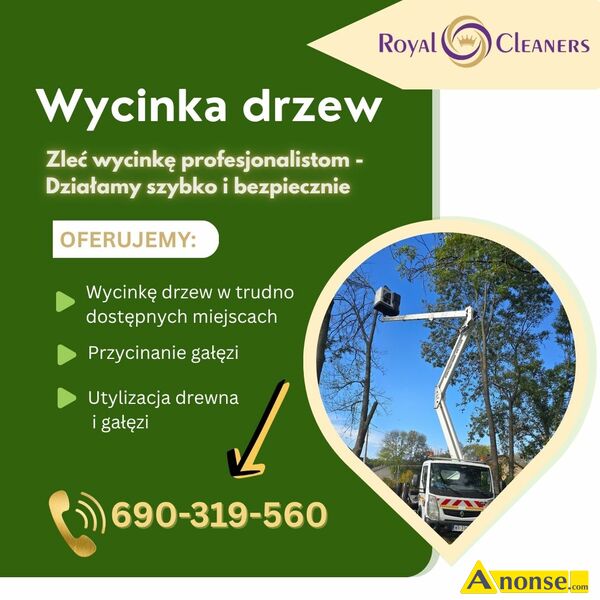 Wycinka  drzew Radom i okolice,opis dodatkowy: Wycinka drzew - szybko i bezpiecznie
Oferujemy profe - image 0 - anonse.com