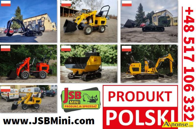 minikoparka ,opis dodatkowy: �adowarka Koparka Wozid�o Osprz�t - NOWE 2025 - Prosto od Producenta J - image 0 - anonse.com
