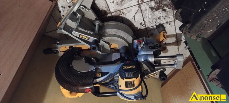 pi�a , uko�nica, DEWALT DW 718,opis dodatkowy: Ze sto�em wielko�� pi�y 35cm ,stan przedmiotu transa - image 0 - anonse.com