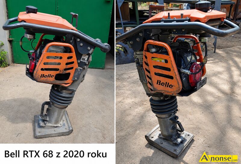 zag�szczarka ,opis dodatkowy: Stopa wibracyjna / ubijak BELLE RTX 68 - 2020 rok

Sprzedam ubijak st - image 0 - anonse.com